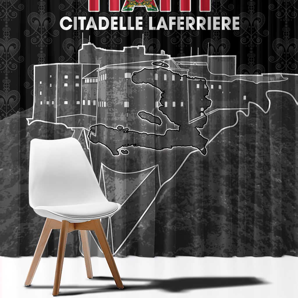 Haiti Citadelle Laferriere Window Curtain Haitian Heritage Veve Vodou - Wonder Print Shop