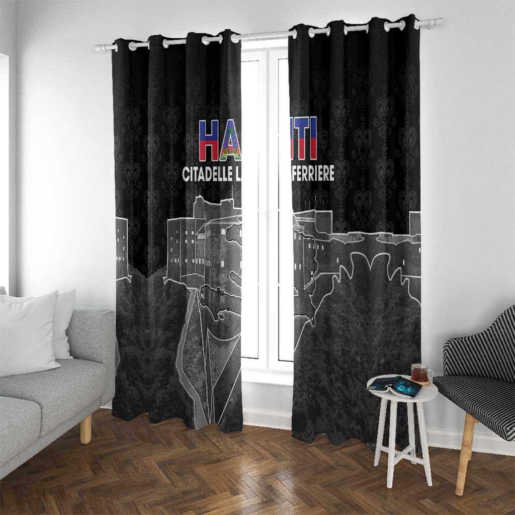 Haiti Citadelle Laferriere Window Curtain Haitian Heritage Veve Vodou - Wonder Print Shop