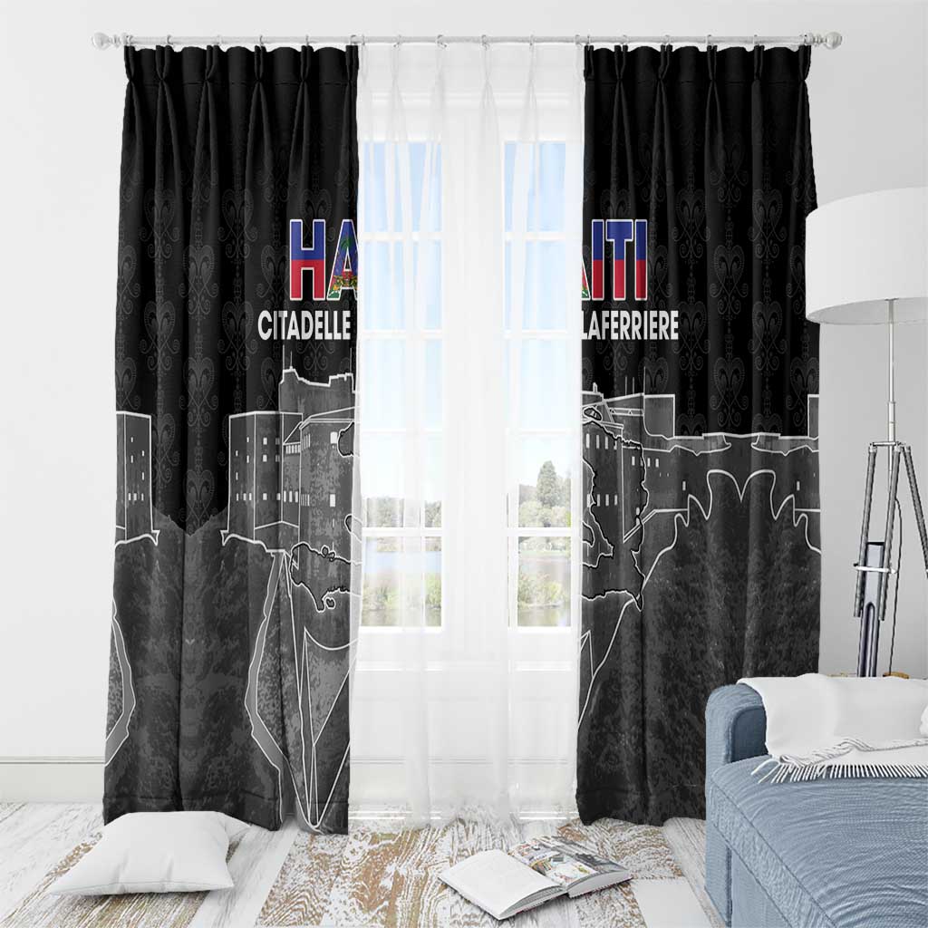 Haiti Citadelle Laferriere Window Curtain Haitian Heritage Veve Vodou - Wonder Print Shop