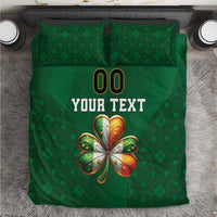Custom Ireland Rugby Bedding Set Shamrock With Ireland Flag Colors - Wonder Print Shop