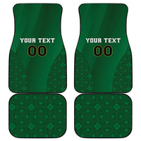 Custom Ireland Rugby Car Mats Shamrock With Ireland Flag Colors - Wonder Print Shop