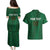 Custom Ireland Rugby Couples Matching Puletasi and Hawaiian Shirt Shamrock With Ireland Flag Colors