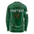Custom Ireland Rugby Long Sleeve Shirt Shamrock With Ireland Flag Colors - Wonder Print Shop