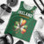 Custom Ireland Rugby Men Tank Top Shamrock With Ireland Flag Colors - Wonder Print Shop