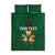 Custom Ireland Rugby Quilt Bed Set Shamrock With Ireland Flag Colors - Wonder Print Shop