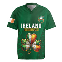 Custom Ireland Rugby Rugby Jersey Shamrock With Ireland Flag Colors - Wonder Print Shop