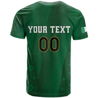 Custom Ireland Rugby T Shirt Shamrock With Ireland Flag Colors - Wonder Print Shop