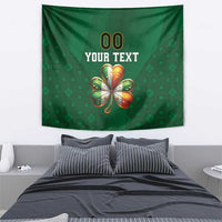 Custom Ireland Rugby Tapestry Shamrock With Ireland Flag Colors - Wonder Print Shop