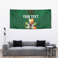 Custom Ireland Rugby Tapestry Shamrock With Ireland Flag Colors - Wonder Print Shop