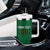 Custom Ireland Rugby Tumbler With Handle Shamrock With Ireland Flag Colors - Wonder Print Shop
