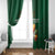 Custom Ireland Rugby Window Curtain Shamrock With Ireland Flag Colors - Wonder Print Shop