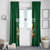 Custom Ireland Rugby Window Curtain Shamrock With Ireland Flag Colors - Wonder Print Shop