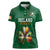 Custom Ireland Rugby Women Polo Shirt Shamrock With Ireland Flag Colors - Wonder Print Shop