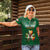 Custom Ireland Rugby Women Polo Shirt Shamrock With Ireland Flag Colors - Wonder Print Shop