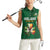 Custom Ireland Rugby Women Sleeveless Polo Shirt Shamrock With Ireland Flag Colors - Wonder Print Shop