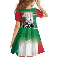 Personalized Italy Family Matching Off Shoulder Maxi Dress and Hawaiian Shirt Wolf Warrior Grunge Style - Wonder Print Shop