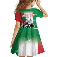 Personalized Italy Family Matching Summer Maxi Dress and Hawaiian Shirt Wolf Warrior Grunge Style - Wonder Print Shop