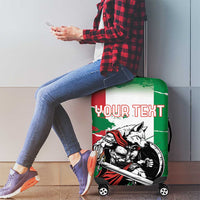 Personalized Italy Luggage Cover Wolf Warrior Grunge Style - Wonder Print Shop