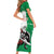 Personalized Italy Short Sleeve Bodycon Dress Wolf Warrior Grunge Style - Wonder Print Shop