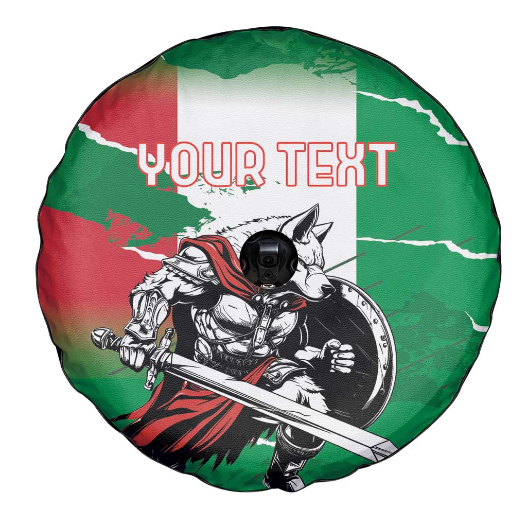 Personalized Italy Spare Tire Cover Wolf Warrior Grunge Style - Wonder Print Shop