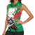 Personalized Italy Women Sleeveless Polo Shirt Wolf Warrior Grunge Style - Wonder Print Shop