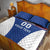 Custom Italy Football Quilt Bed Set Italy Flag Pattern On Blue - Wonder Print Shop
