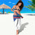 Custom Italy Football Sarong Italy Flag Pattern On Blue - Wonder Print Shop