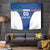 Custom Italy Football Tapestry Italy Flag Pattern On Blue - Wonder Print Shop