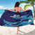 Custom Italy Rugby Sarong Gli Azzurri Flame Pattern - Wonder Print Shop