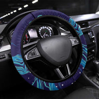 Italy Rugby Steering Wheel Cover Gli Azzurri Flame Pattern - Wonder Print Shop