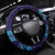 Italy Rugby Steering Wheel Cover Gli Azzurri Flame Pattern - Wonder Print Shop