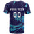Custom Italy Rugby T Shirt Gli Azzurri Flame Pattern - Wonder Print Shop