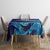 Custom Italy Rugby Tablecloth Gli Azzurri Flame Pattern - Wonder Print Shop