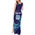 Custom Italy Rugby Tank Maxi Dress Gli Azzurri Flame Pattern - Wonder Print Shop