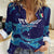 Custom Italy Rugby Women Casual Shirt Gli Azzurri Flame Pattern - Wonder Print Shop