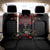 Czech Republic Traditional Costume Back Car Seat Cover Embroidery Floral Pattern With Red Rose
