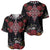 Czech Republic Traditional Costume Baseball Jersey Embroidery Floral Pattern With Red Rose