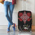 Czech Republic Traditional Costume Luggage Cover Embroidery Floral Pattern With Red Rose