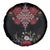 Czech Republic Traditional Costume Spare Tire Cover Embroidery Floral Pattern With Red Rose