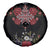 Czech Republic Traditional Costume Spare Tire Cover Embroidery Floral Pattern With Red Rose