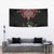 Czech Republic Traditional Costume Tapestry Embroidery Floral Pattern With Red Rose