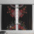 Czech Republic Traditional Costume Window Curtain Embroidery Floral Pattern With Red Rose