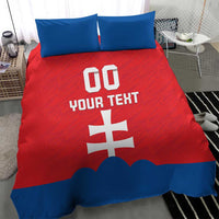 Custom Slovakia Football Bedding Set Come On Sokoli