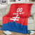 Custom Slovakia Football Blanket Come On Sokoli
