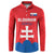 Custom Slovakia Football Button Sweatshirt Come On Sokoli