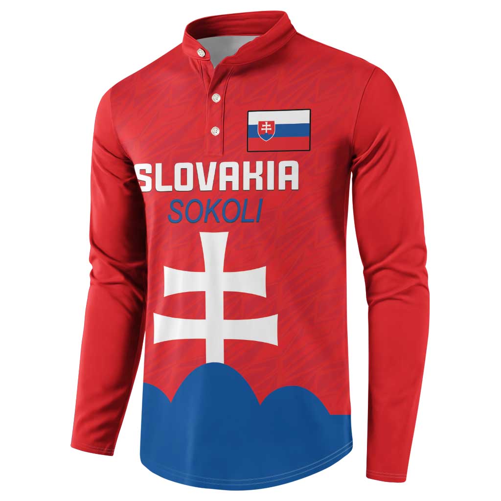 Custom Slovakia Football Button Sweatshirt Come On Sokoli