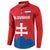 Custom Slovakia Football Button Sweatshirt Come On Sokoli