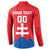 Custom Slovakia Football Button Sweatshirt Come On Sokoli