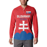 Custom Slovakia Football Button Sweatshirt Come On Sokoli
