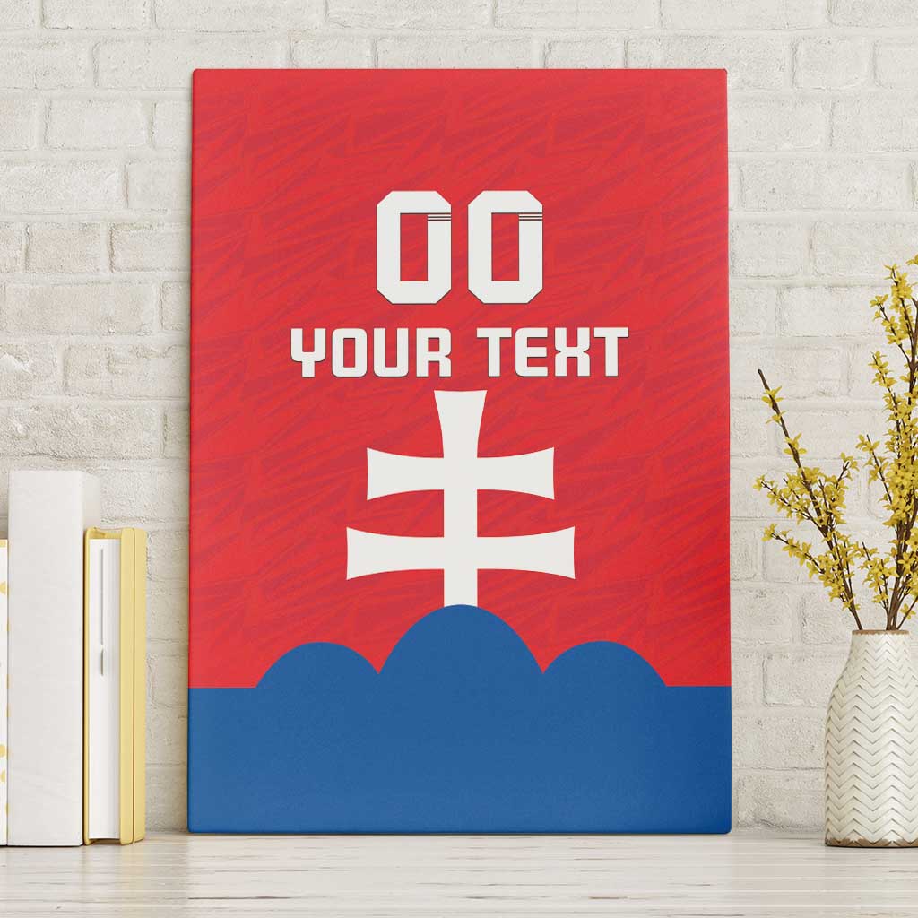 Custom Slovakia Football Canvas Wall Art Come On Sokoli